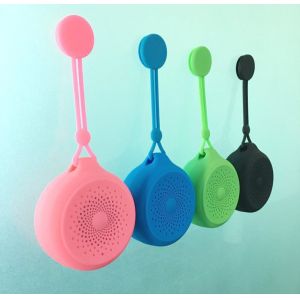 300mAh Promotional IPX4 Waterproof Mini Portable Wireless Speaker with Suction Cup Hanger