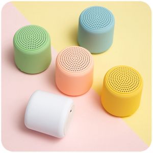 400mAh Macaron Colors Promotional Crystal Clear Sound Quality V5.0 Mini Bluetooth Speaker