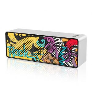 2000mAh Newest Graffiti OEM Painted Handsfree TWS Connect Bluetooth Speaker